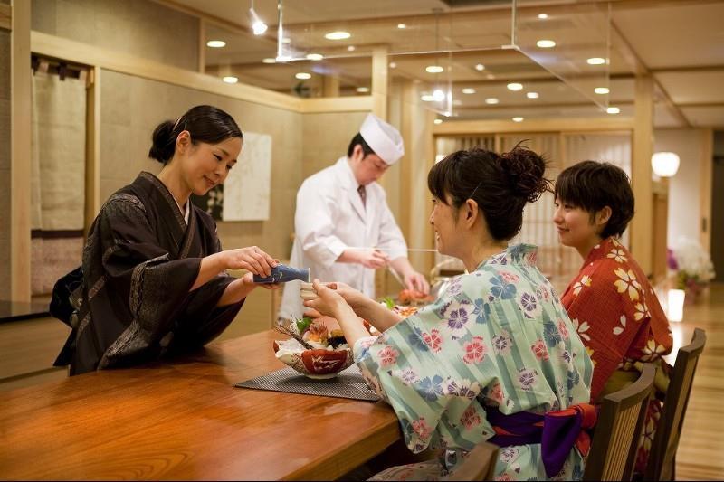 大阪屋Hiina之汤酒店 和歌山 餐厅 照片